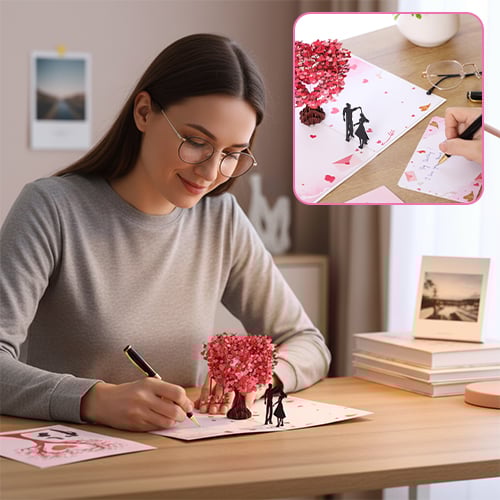 Love Tree Pop-Up Card ✨Valentine&
