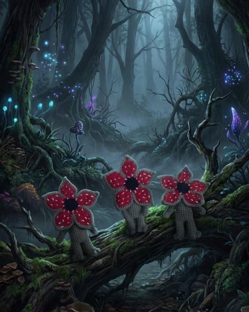 Handmade Demogorgon Crochet Plush