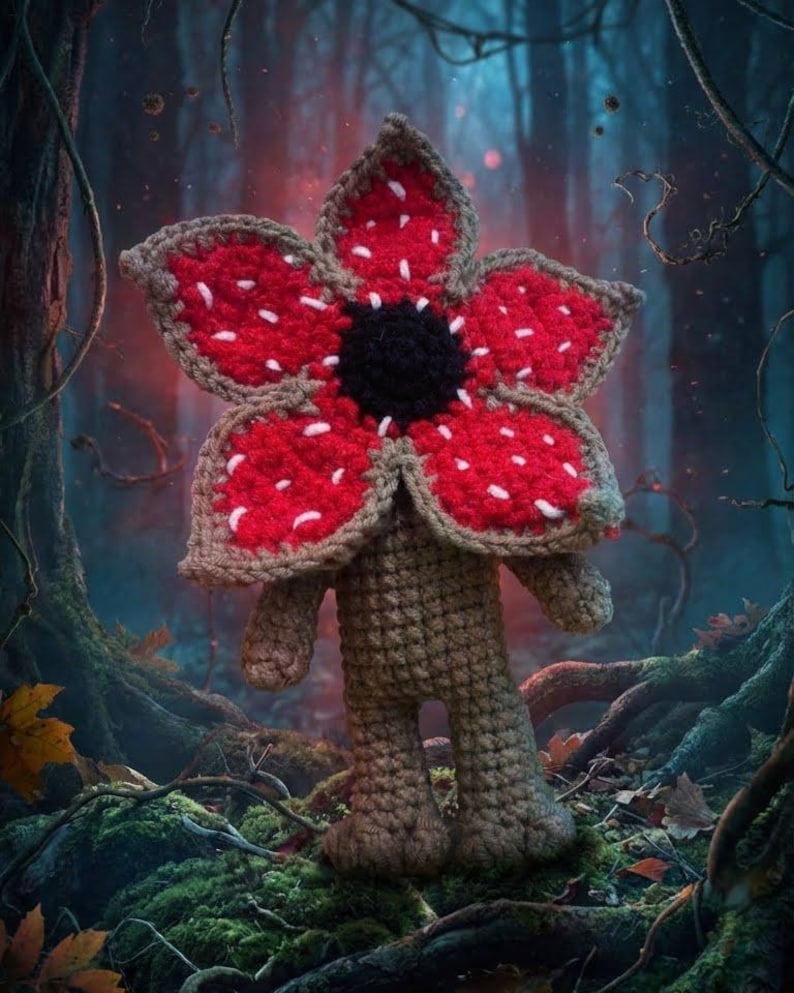 Handmade Demogorgon Crochet Plush