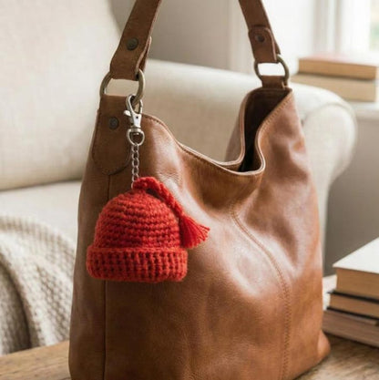 Handmade Melt ICE Crochet Keychain