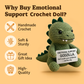 The Tectonic Guardian: Godzilla Crochet Emotional Support Doll